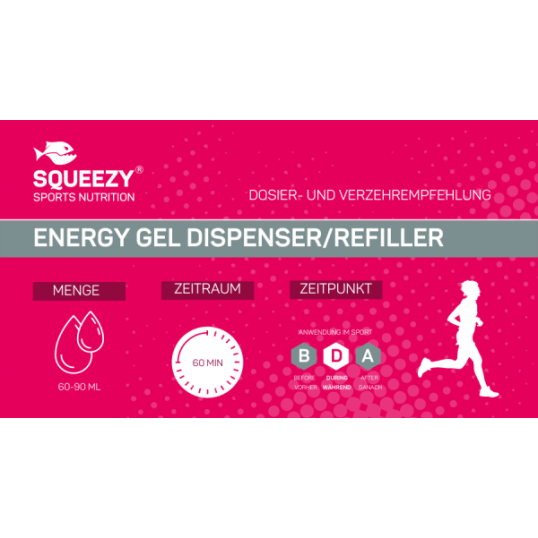 Squeezy Енергиен Гел (Диспенсър) I ENERGY GEL (DISPENSER) 125 ml.