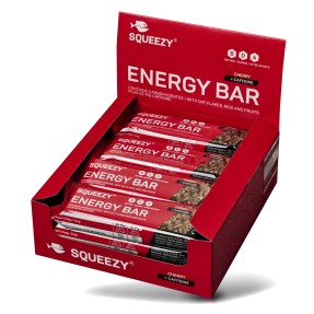 Squeezy Енергиен Бар Череша Кофеин I ENERGY BAR CHERRY