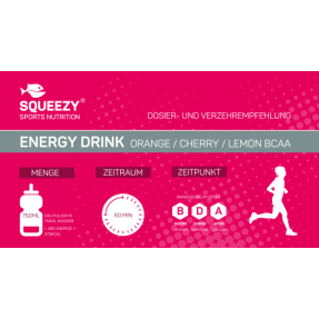 Squeezy Енергийна Напитка Лимон и BCAA I Energy Drink Lemon BCAA