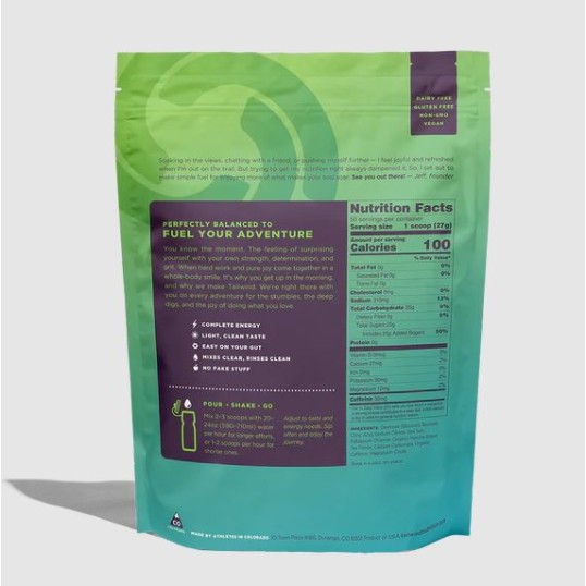 Tailwind Nutrition Matcha Caffeinated| Пакет 30 порции