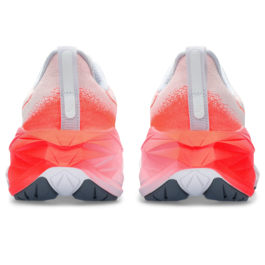 Asics NOVABLAST 4 White/Sunrise Red