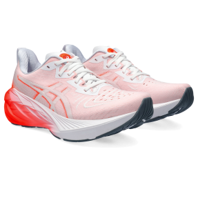 Asics NOVABLAST 4 White/Sunrise Red
