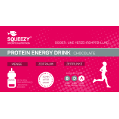 Squeezy Protein Energy Dink Chocolate I Протеинова Енергийна напитка Шоколад