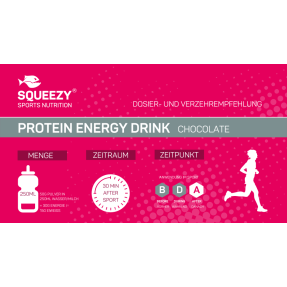 Squeezy Protein Energy Dink Chocolate I Протеинова Енергийна напитка Шоколад